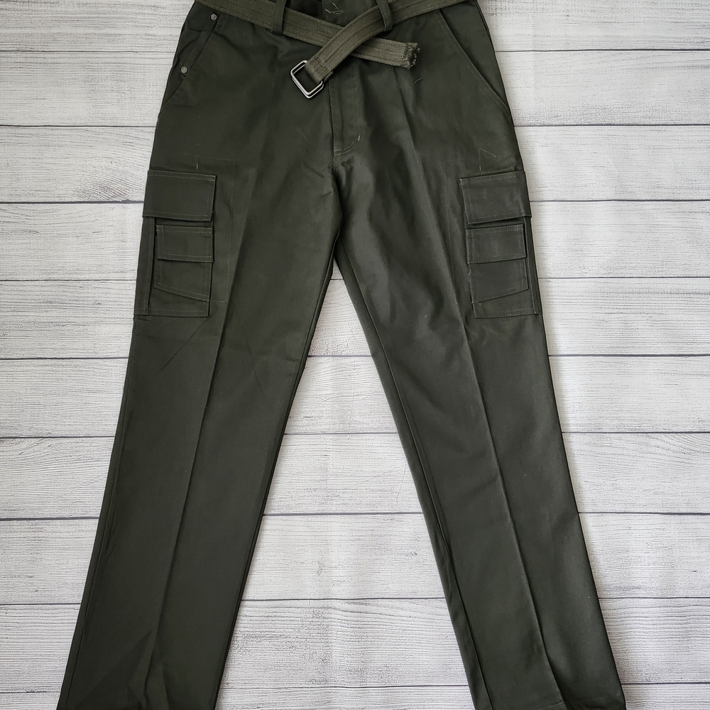 Men's Olive Cargo Pants Size 34x32